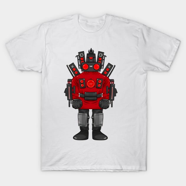 Skibidi Toilet Titan Speakerman T-Shirt by RunnersRoar